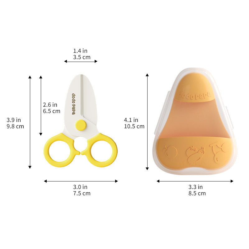 Dodo papa Ceramic Food Scissors